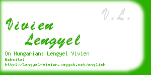 vivien lengyel business card